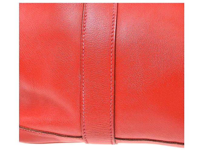 Hermès Hermes Bolduc Twilly Garden Party Tote Leather TPM Roja - vista 7