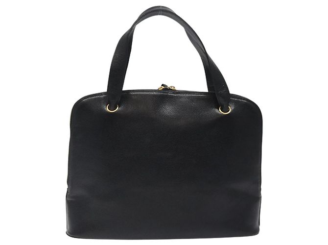 Chanel Vintage CC Dome Caviar Large Nero - vista 2