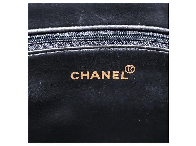 Chanel Vintage CC Dome Caviar Large Nero - vista 7