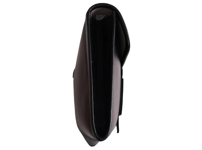 Pochette Hermès Jige in pelle nera Nero - vista 3