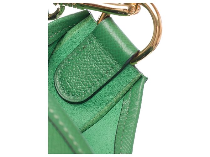 Hermès Bolsa HERMES Evelyne em Couro Verde - 103861 - vista 8