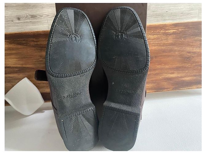 Scarpe monk strap in pelle marrone A. Testoni - vista 5