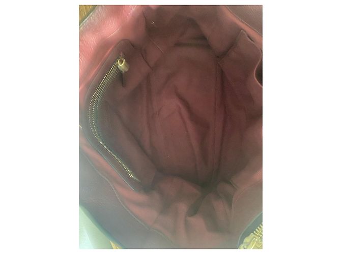 Borsa Karl Lagerfeld in pelle bordeaux Bordò - vista 13