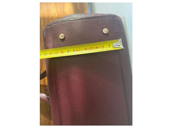 Borsa Karl Lagerfeld in pelle bordeaux Bordò - vista 4
