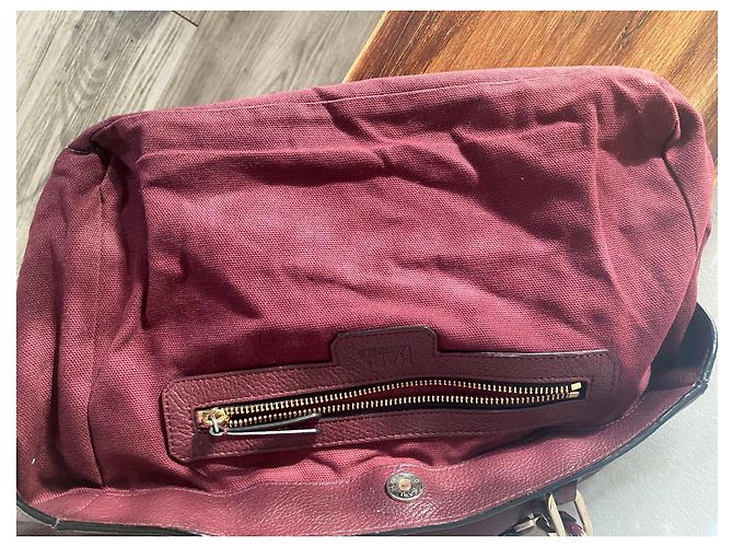 Borsa Karl Lagerfeld in pelle bordeaux Bordò - vista 7
