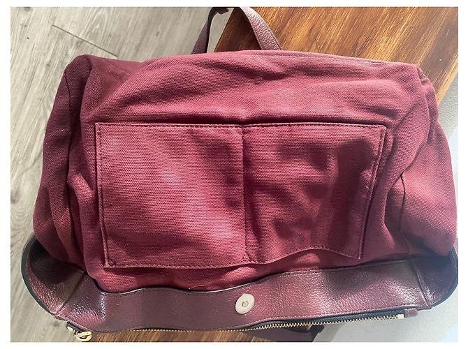 Borsa Karl Lagerfeld in pelle bordeaux Bordò - vista 8