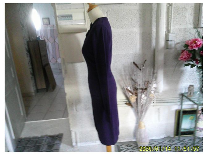 Liu.Jo LIU JO violettes Wollstrickkleid Dunkelblau - Ansicht 4