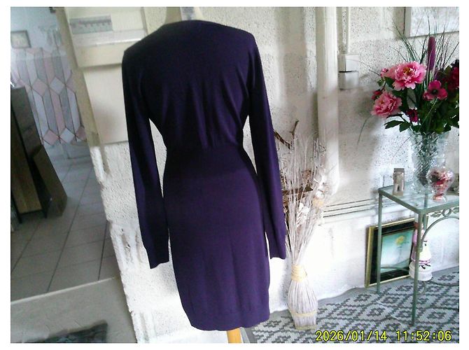 Liu.Jo LIU JO violettes Wollstrickkleid Dunkelblau - Ansicht 5