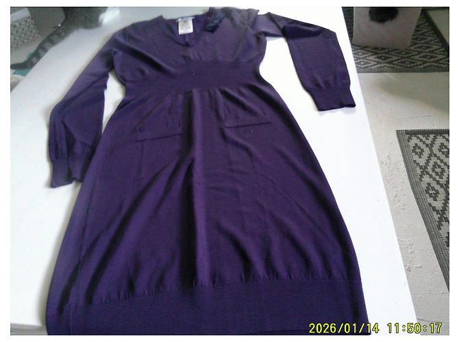Liu.Jo LIU JO violettes Wollstrickkleid Dunkelblau - Ansicht 6