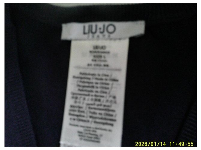 Liu.Jo LIU JO violettes Wollstrickkleid Dunkelblau - Ansicht 8