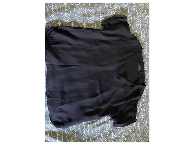 Polo Ralph Lauren Top de seda negro - vista 10