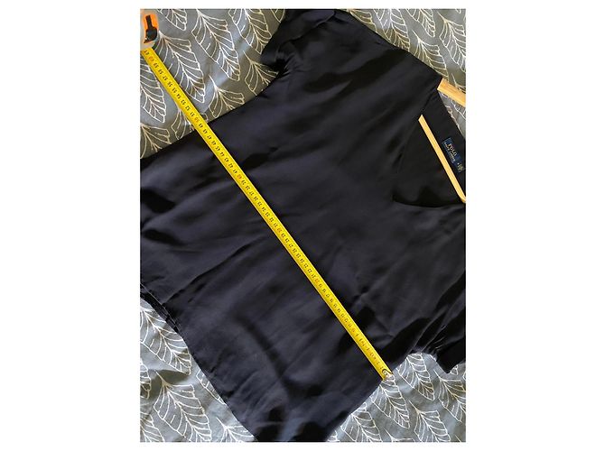 Polo Ralph Lauren Top de seda negro - vista 8