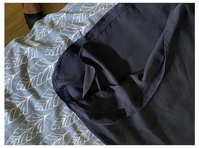 Polo Ralph Lauren Top de seda negro - vista 9