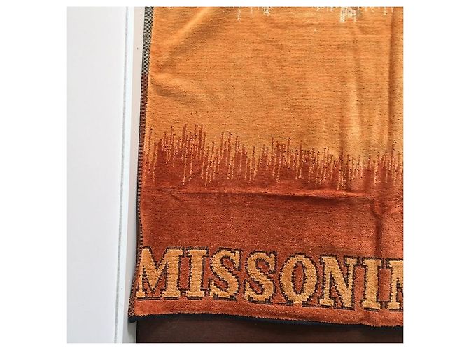 Serviette de plage Missoni Neuve 100 x 180 cm Blanc Beige Vert Orange - vue 3