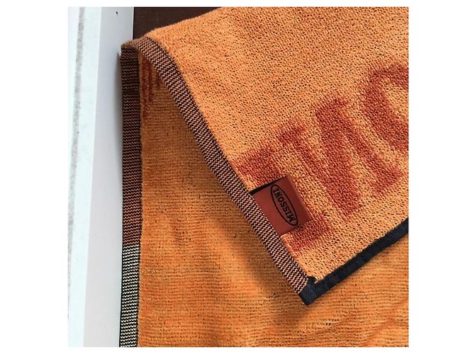 Serviette de plage Missoni Neuve 100 x 180 cm Blanc Beige Vert Orange - vue 5