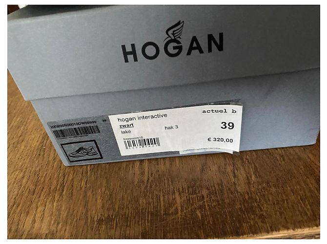 Hogan Interactive Sneaker aus schwarzem Lackleder - Ansicht 9