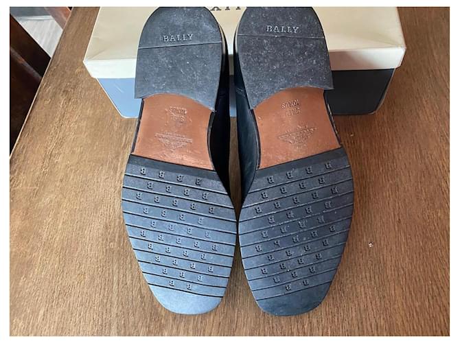 Scarpe Monk Strap in Pelle Nera Bally Nero - vista 5