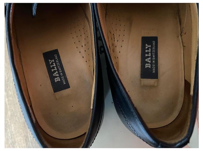 Scarpe Monk Strap in Pelle Nera Bally Nero - vista 8