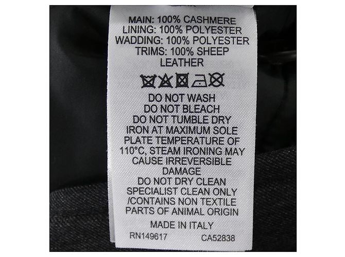 Alfred Dunhill Casaco Dunhill 100% Cashmere Preto - vista 3