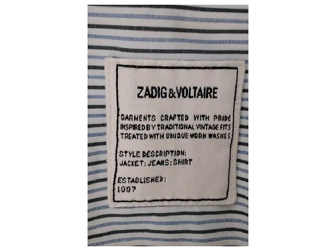 Zadig & Voltaire Weißes Baumwollhemd - Ansicht 7