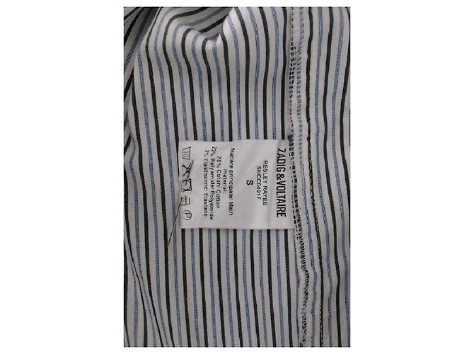 Zadig & Voltaire Weißes Baumwollhemd - Ansicht 8