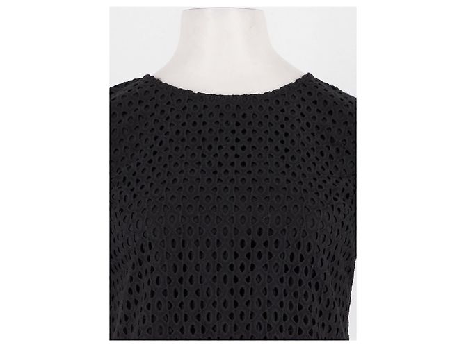 Top de algodón negro Theory - vista 2