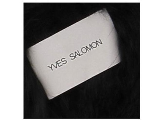 Yves Salomon Chaqueta de piel de conejo Gris - vista 5