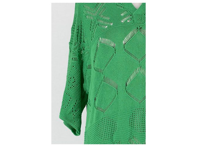 Autre Marque Vestido largo verde MOMENT de viscosa - vista 3