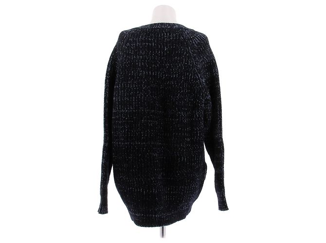 Cardigan Marni in lana blu navy - vista 2