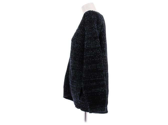 Cardigan Marni in lana blu navy - vista 4