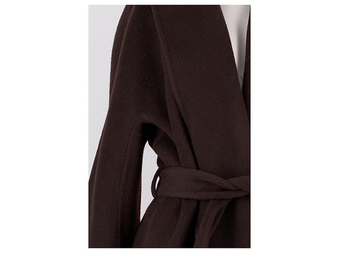Autre Marque Abrigo de lana marrón MARCELA LONDON M Castaño - vista 3