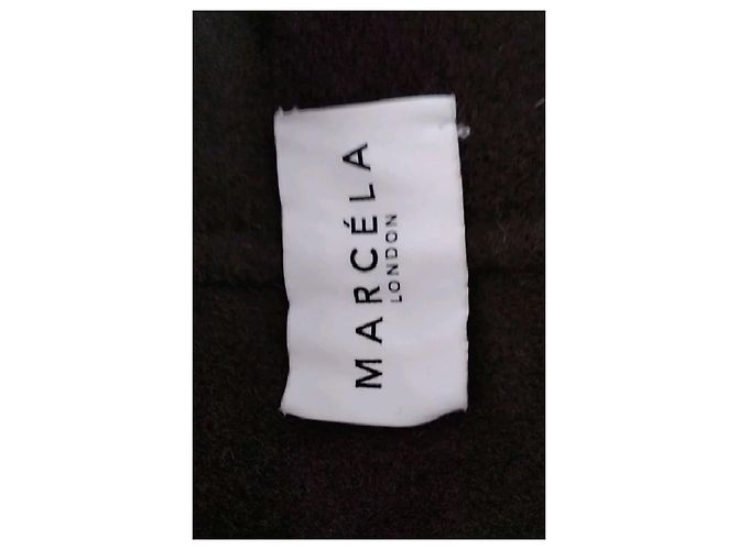 Autre Marque Abrigo de lana marrón MARCELA LONDON M Castaño - vista 7