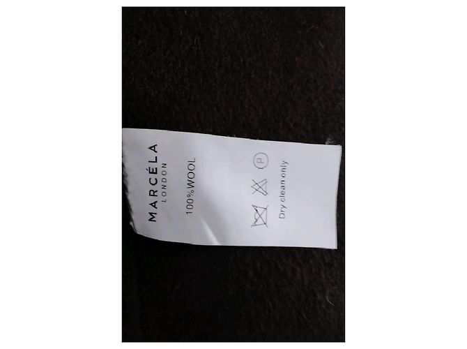 Autre Marque Abrigo de lana marrón MARCELA LONDON M Castaño - vista 8
