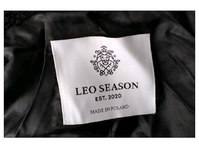 Abrigo de lana negro Leonard LEO SEASON - vista 7