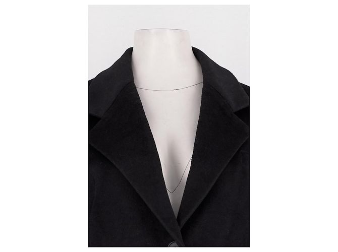 Autre Marque Abrigo de lana negro BAZILIKA M - vista 2