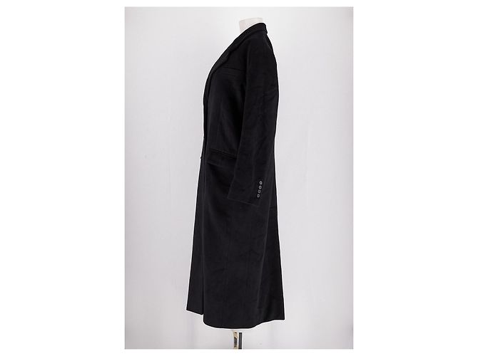 Autre Marque Abrigo de lana negro BAZILIKA M - vista 5