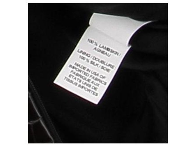 Falda de cuero marrón Marc Jacobs Castaño - vista 6