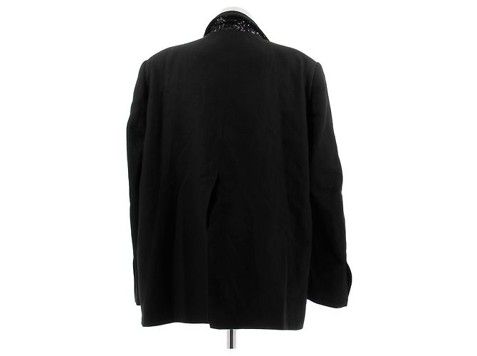 Autre Marque Schwarzer Blazer mit Strass - Ansicht 2