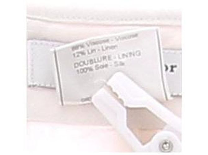 Falda lápiz Dior beige de viscosa - vista 5