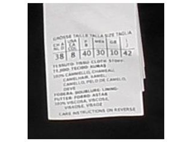 Max Mara Mantel Schwarz Viscose Größe 38 - Ansicht 6