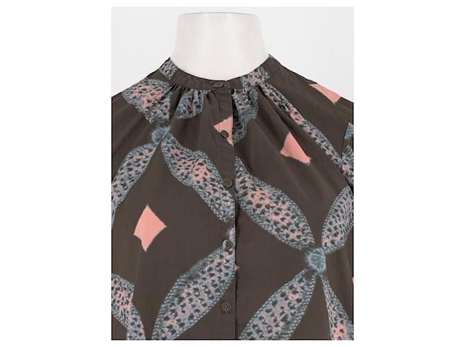 Top de algodón caqui Ulla Johnson - vista 2