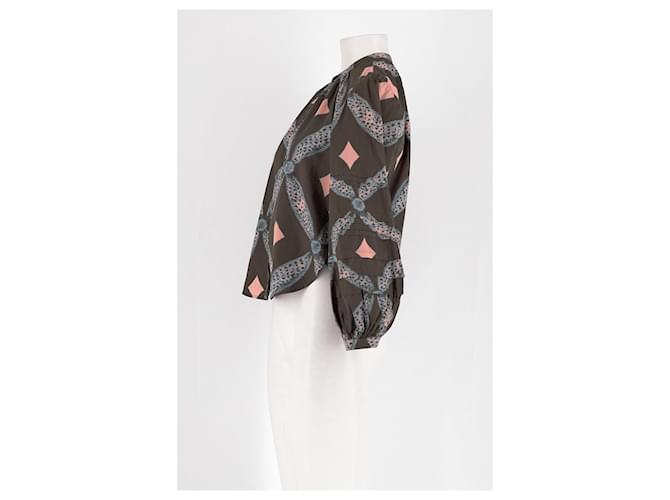 Top de algodón caqui Ulla Johnson - vista 5