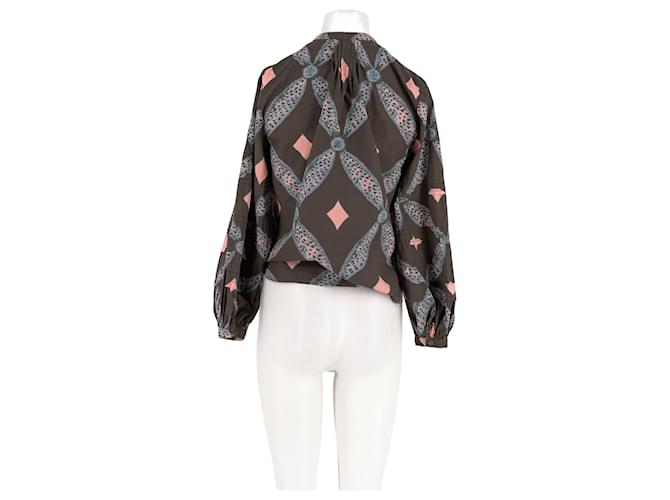 Top de algodón caqui Ulla Johnson - vista 6