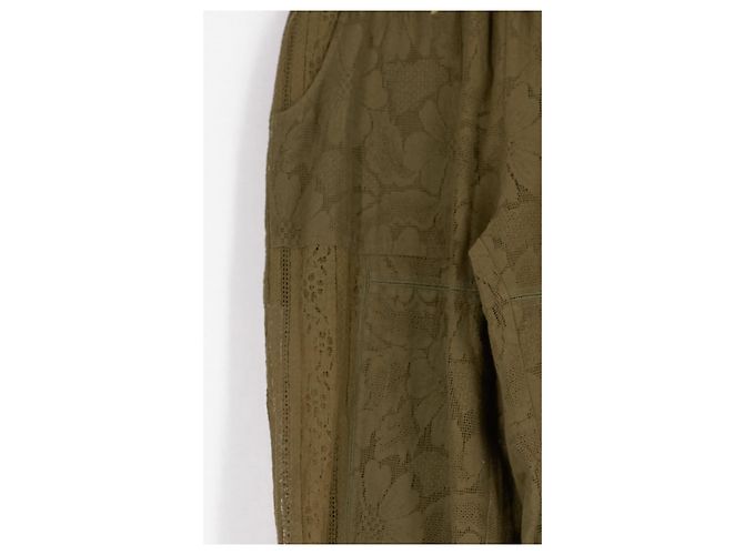 Autre Marque Pantalones de algodón caqui BAZISZT XS - vista 3