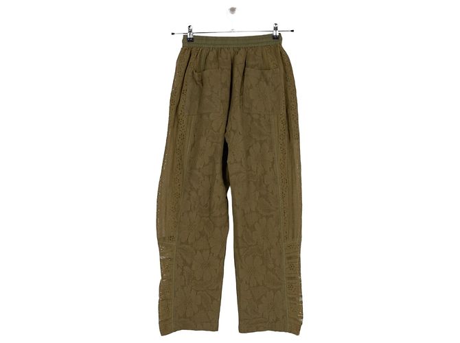 Autre Marque Pantalones de algodón caqui BAZISZT XS - vista 4