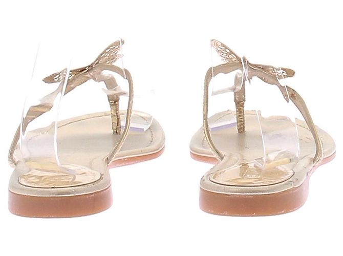 Fendi Sandalen aus Leder Gold Größe 38 - Ansicht 5