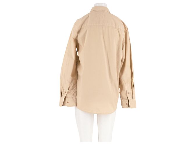 Camisa Nili Lotan de algodón beige M - vista 6