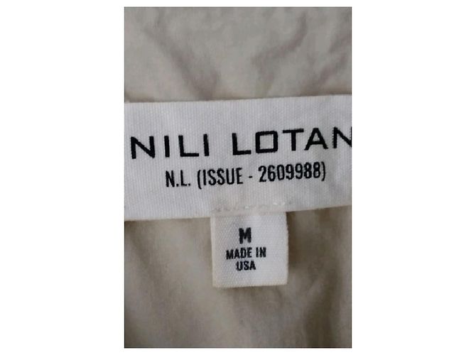 Camisa Nili Lotan de algodón beige M - vista 7