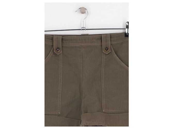 Shorts rectos caqui Vanessa Seward - vista 2
