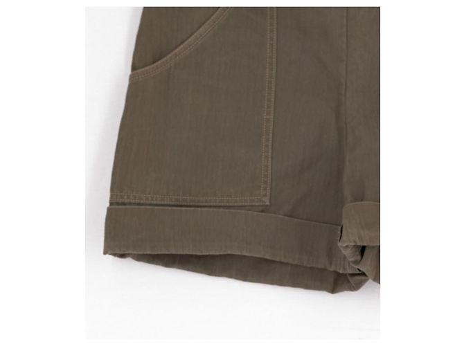 Shorts rectos caqui Vanessa Seward - vista 3